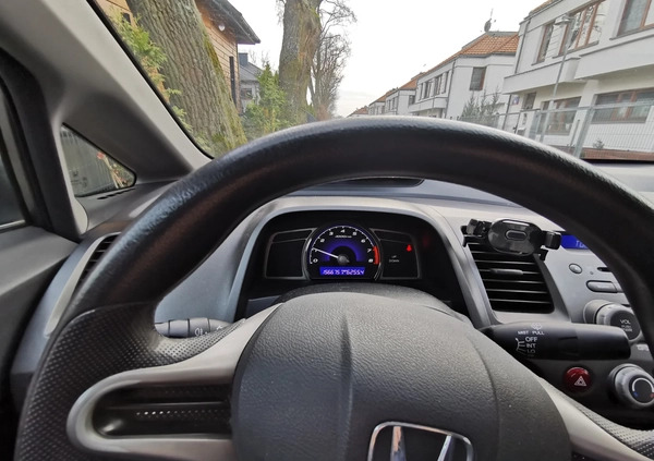 Honda Civic cena 26800 przebieg: 157100, rok produkcji 2009 z Zielonka małe 16